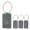 Color Block Mirrored Key Tag