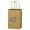 Kraft Paper Brown Shopping Bag - 5-1/4" x 8-1/4"