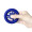 Rubber Grip and Squeeze Spinning Stree Relieving & Exerciser