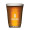 Party Cup Beer Glass - Deep Etch