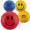 Round Smiley Face Shape Stress Ball