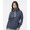 J. America Women's Melange Fleece Cowl Neck Sweatshirt