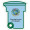 Go Green Recycling Bin Magnet