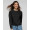 LAT Women's Relaxed 3-End Boxy Fleece Crewneck Sweatshirt