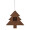 Leatherette Ornament - Tree