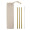 3 Pack Bamboo Straw Kit In Cotton Pouch