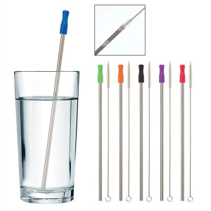 Stainless Steel Straw With Brush