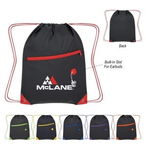 Custom Color Pop Drawstring Backpack