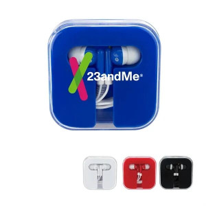 Branded Earbuds in Case