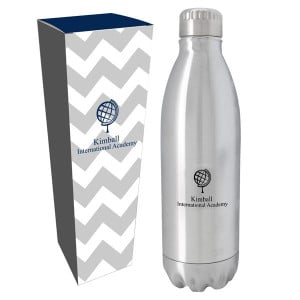 26 Oz. Swiggy Stainless Steel Vacuum Bottle with Custom Box