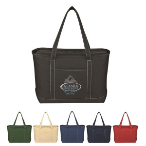 Branded Large Cotton Canvas Tote Bag