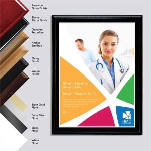 8" x 10" Full Color Plaque