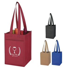 Branded Non-Woven Wine Tote Bag