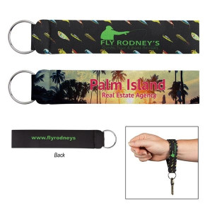 Custom Neoprene Wristband & Key Ring