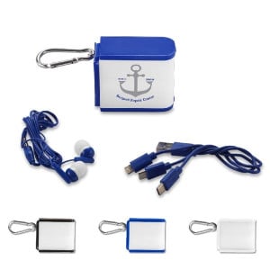 USB Charging Cable and Earbud Set