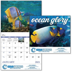 Good Value™ Ocean Glory - Stapled Calendar