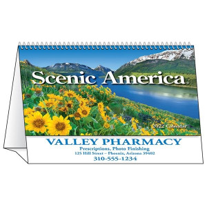 Products Scenic America® Desk Tent Calendar