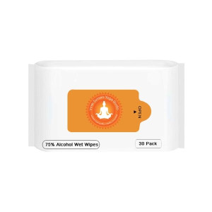 30 Ct. Alcohol Antibacterial Wet Wipe Packet