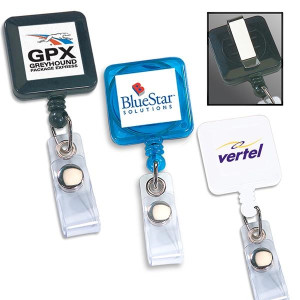 Square Retract-A-Badge Reel