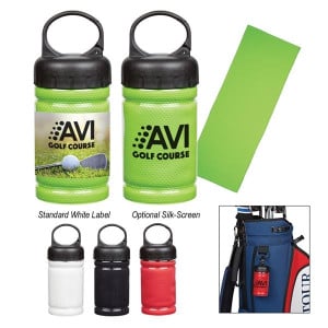 Cooling Towel In Carabiner Case