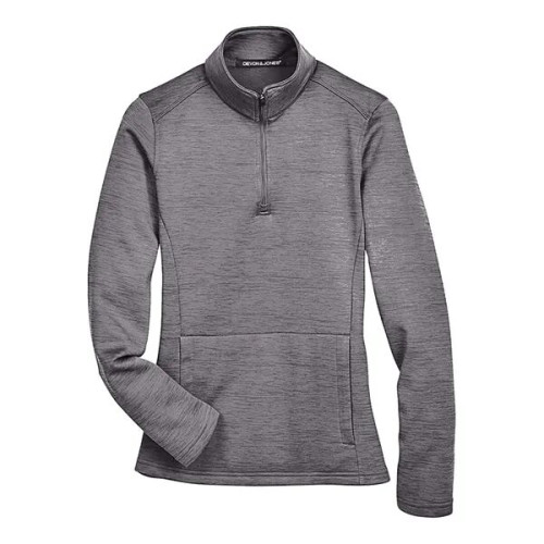 Devon & Jones Women's Newbury Melange Fleece Quarter-Zip ...