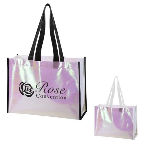 Mini Pearl Laminated Non-Woven Tote Bag