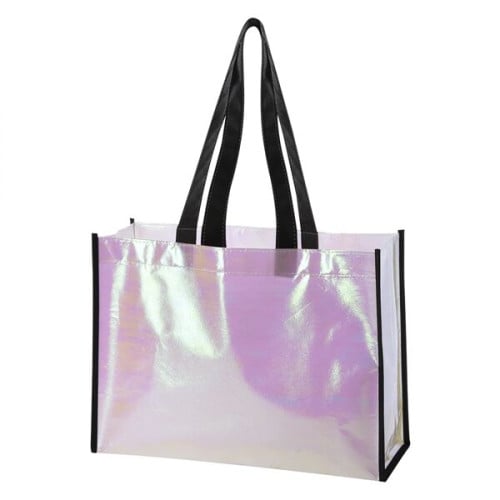 Mini Pearl Laminated Non-Woven Tote Bag