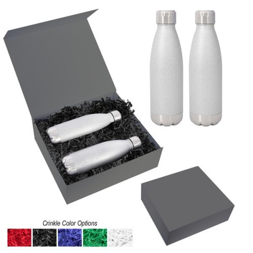 16 Oz. Iced Out Swiggy Stainless Steel Bottle Gift Set