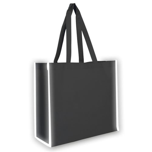 Non-Woven Reflective Edge Tote Bag