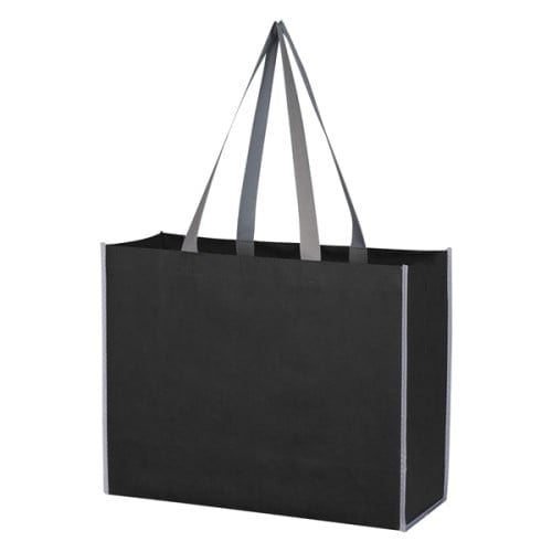 Non-Woven Reflective Edge Tote Bag