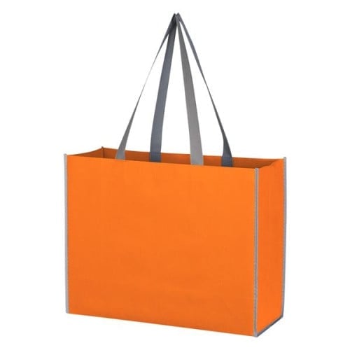 Non-Woven Reflective Edge Tote Bag