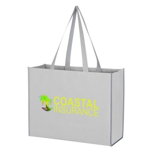 Non-Woven Reflective Edge Tote Bag