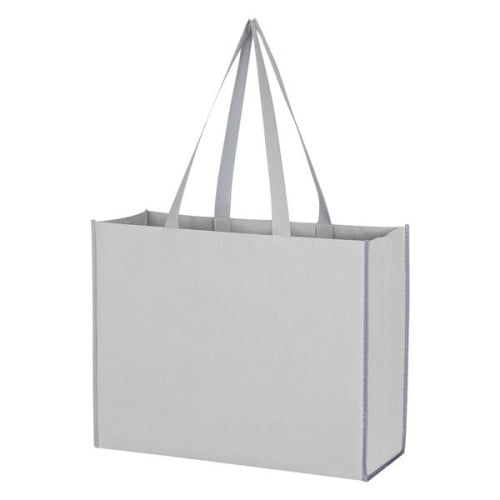 Non-Woven Reflective Edge Tote Bag