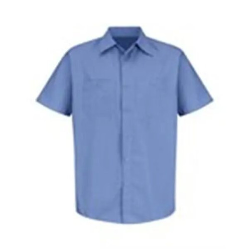 Red Kap Men's Industrial Stripe Short Sleeve Work Shirt
