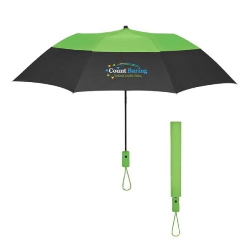 46" Arc Color Top Folding Umbrella