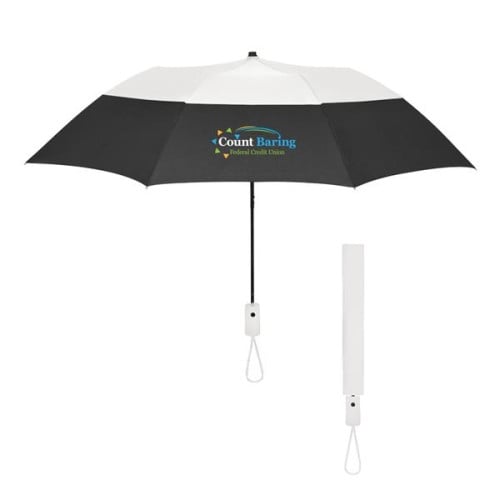 46" Arc Color Top Folding Umbrella