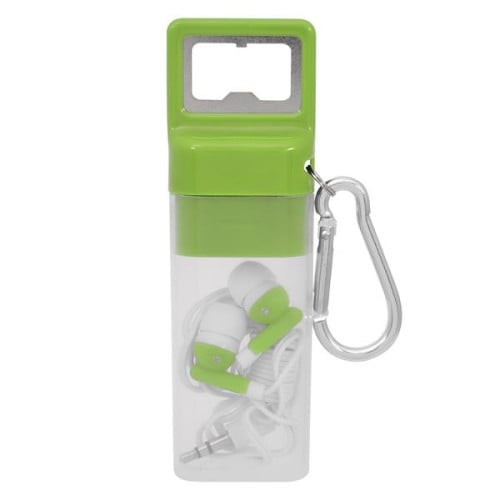 Ensemble Earbuds Set With Bottle Opener