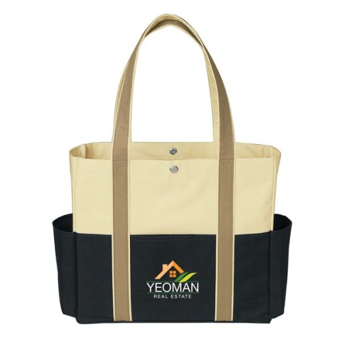 Tri-Color Tote Bag