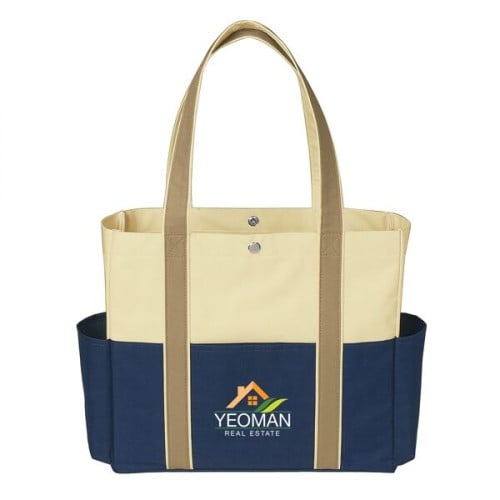 Tri-Color Tote Bag