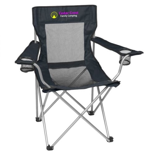 Mesh Folding Chair With Carrying Bag