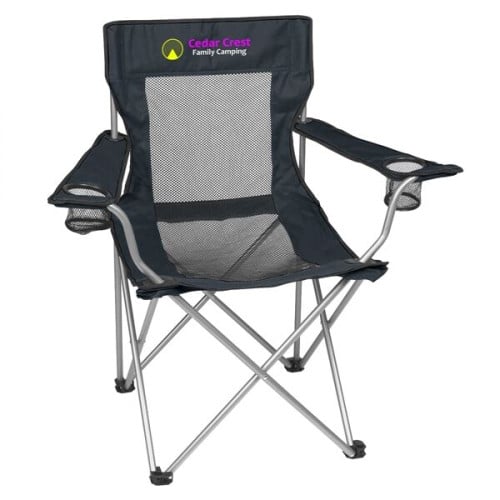 Mesh Folding Chair With Carrying Bag