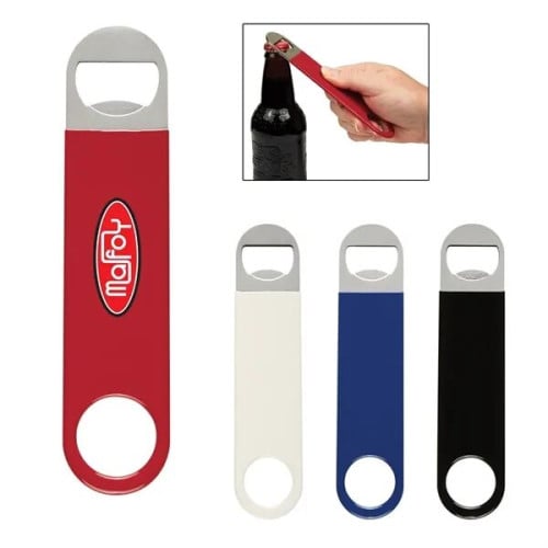 Large Vinyl Coated Stainless Steel Bottle Opener