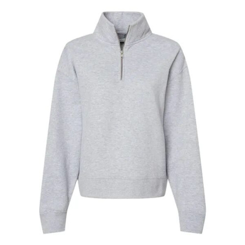 MV Sport Women's Sueded Fleece Quarter-Zip Sweatshirt