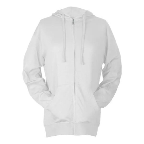 Tultex Unisex Beach Full-Zip Hooded Long Sleeve T-Shirt