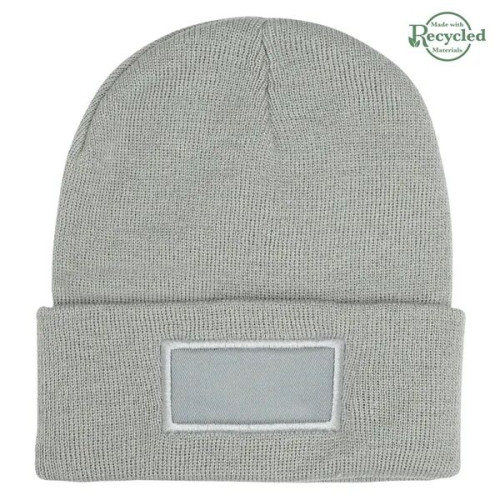 Patch rPET Knit Beanie With Cuff