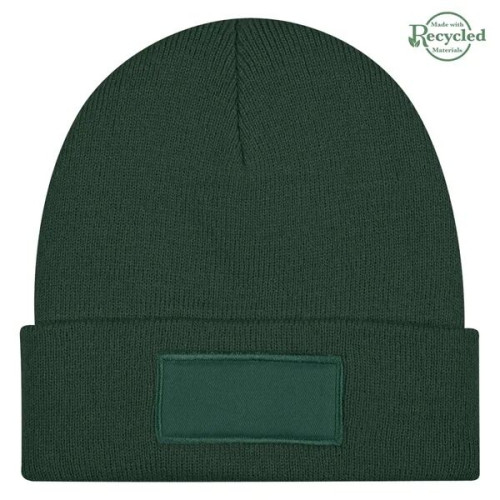 Patch rPET Knit Beanie With Cuff