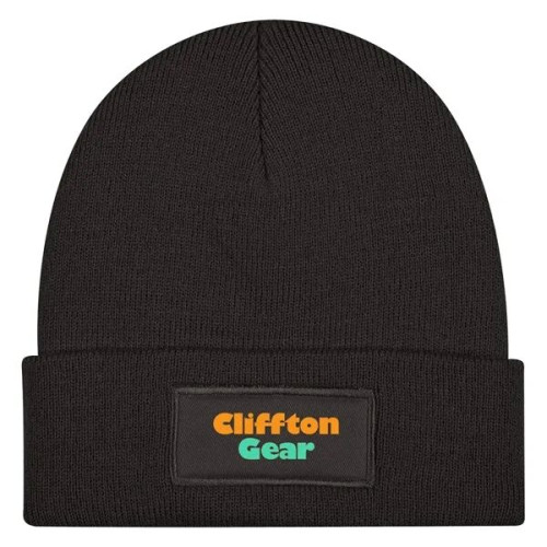 Patch rPET Knit Beanie With Cuff
