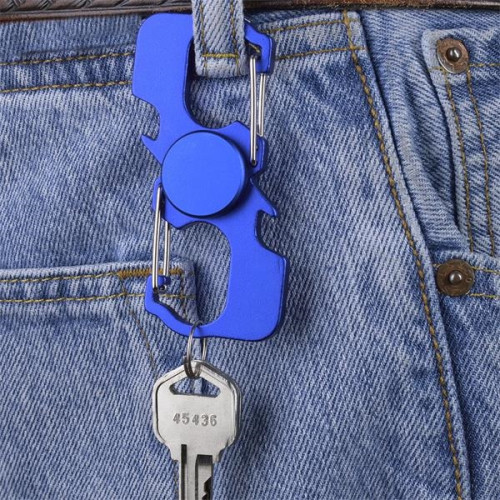 Carabiner Fun Spinner With Bottle Openers