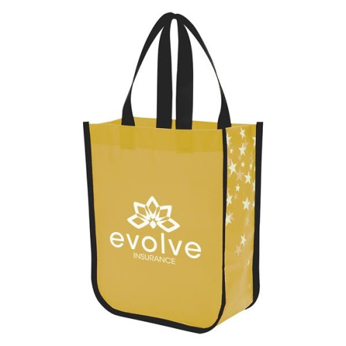 Star Struck Laminated Non-Woven Tote Bag