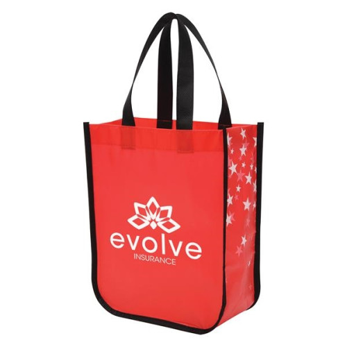 Star Struck Laminated Non-Woven Tote Bag